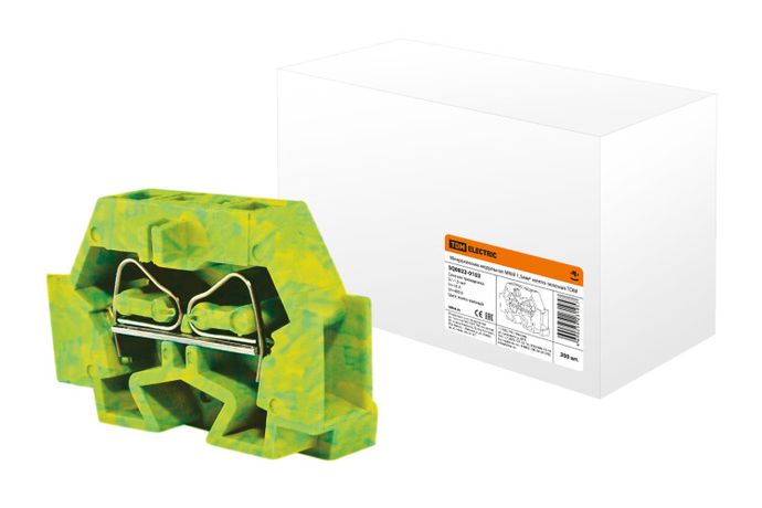 Микроклемма модульная МКМ 1,5мм2 желто-зеленая | SQ0822-0103 TDM