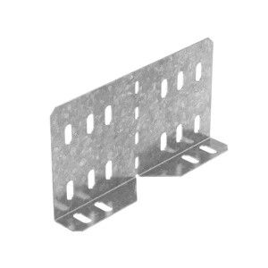 Соединитель универсальный модернизированный изменяемый для лотка высотой 200 мм, толщ. 1,0 Сендзимир цинк, 032725 | СЛУМИ-200-1,0-СЦ Ostec