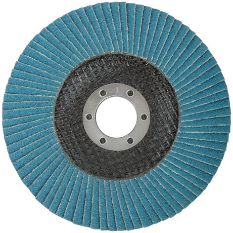Круг лепестковый торцевой циркониевый плоский, 125 мм P 80 - 39974 РОС