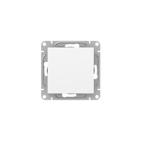 Выключатель кнопочный 1-кл. СП Эпика механизм бел. EKF UP1-SWW-13