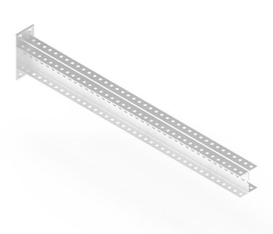 Консоль двойная 85х80 L900 (s:2) П-образная усиленная Сендзимир цинк - Н3116440922 СОЭМИ