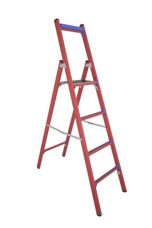 Стремянка диэлектрическая ССД-1.5 Евро с симметричной опорой стеклопластик. Антиток Д282078 Диэлектрик