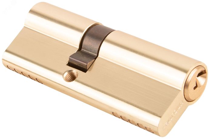 Цилиндровый механизм ''PALLADIUM'' асимметричный, 80 мм, ключ-ключ, латунь - 67242 РОС