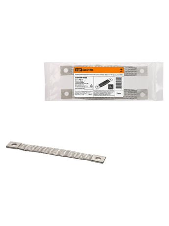 Проводник заземления плоский луженый ПЗ 25-800 (2 шт. упак) ТDM | SQ0839-0026 TDM
