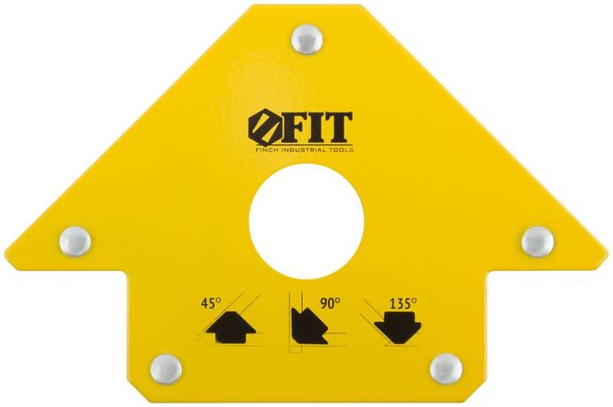 Угольник для сварки магнитный, тип ''стрелка'', усилие до 23 кг - 81802 РОС