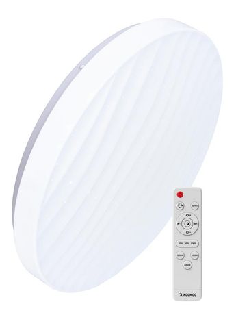 Светильник светодиодный PREMIUM MIRAGE 75Вт 230В 3000-6500К 6000лм IP40 495х105мм настенно-потолочный управляемый с пультом ДУ КОСМОС KSMira75W