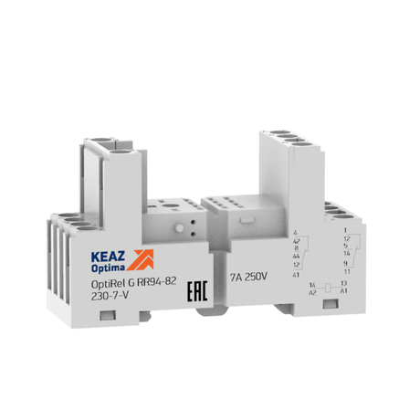 Розетка для реле OptiRel G RR94-82-230-7-V| 281172 | КЭАЗ 281164