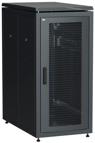Шкаф сетевой 19" LINEA N 28U 600х1000 мм перфорированные двери черный | LN05-28U61-PP ITK IEK