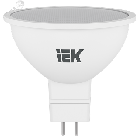 Лампа светодиодная 7Вт MR16 софит 4000К нейтр. бел. GU5.3 230В (уп.3шт) IEK LLE-MR16-07-230-40-GU5-3