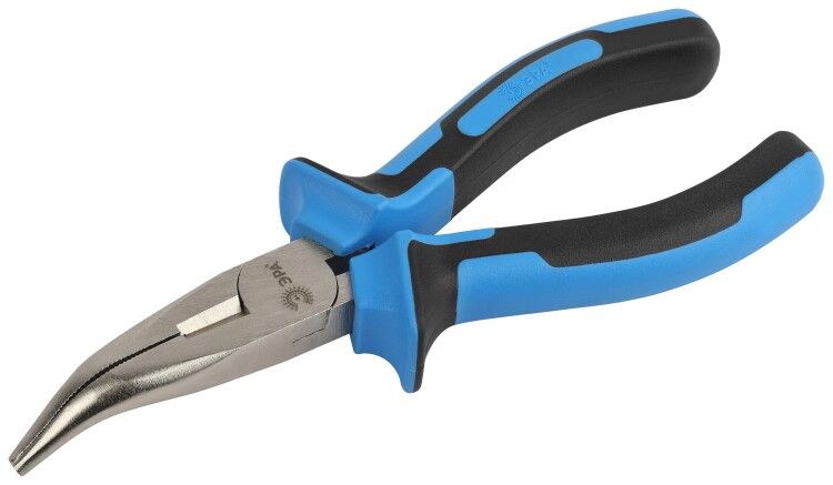 Тонкогубцы 160 мм с изогнутым носом двухкомпонентные рукоятки | Б0055916 ЭРА