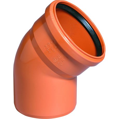 Отвод 110 45 град., для наружной канализации - 220220 Ostendorf