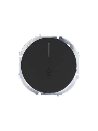 Кнопка звонка СП OSEN с подсветкой механизм черн. бархат LEZARD 743-4288-108