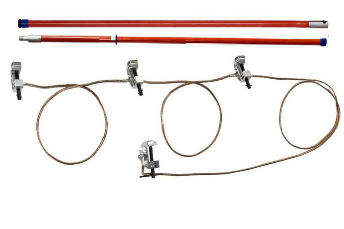 Заземление переносное ЗПП-220 Д 35кв.мм Диэлектрик Д413671