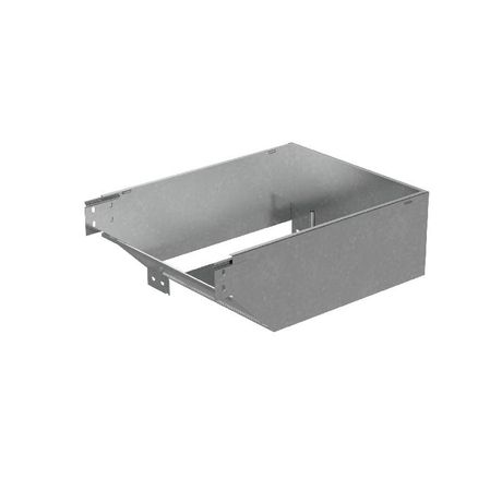 Угол вертикальный внешний L 80х400 мм с разворотом трассы на 90 гр. ПЛЮС HD85 - PL18504 КМ-Профиль