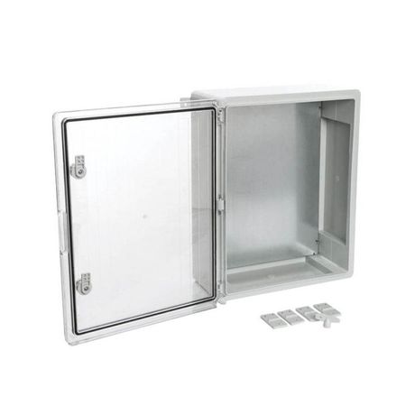 Корпус пластиковый с монтажной панелью ЩМП IP65 прозрачная дверь 500х400х175 | PR08.26493 Промрукав Строитель