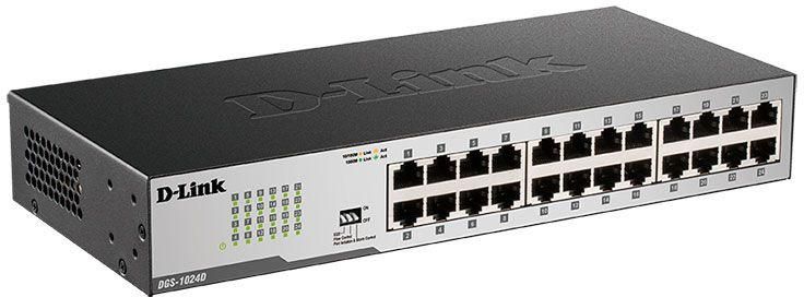 Коммутатор неуправляемый DGS-1024D/I1A 24G D-Link 1806216