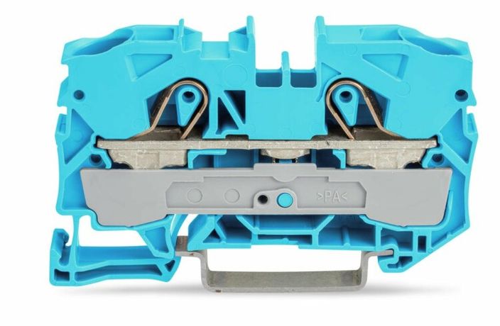 Клемма двухпроводная проходная 0.5-10(16)мм.кв. - 2010-1204 Wago