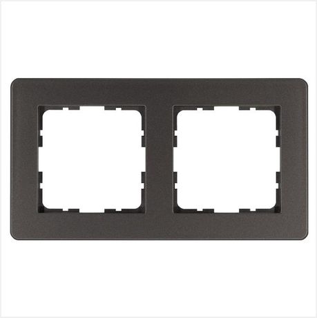 Рамка G-Flex 2-постовая, цвет Мокко - G1102Z Jasmart