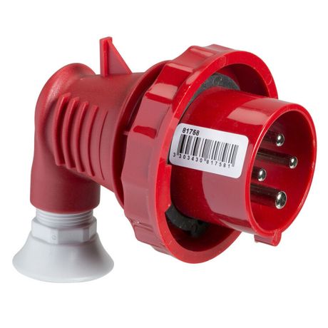 Вилка кабельная угловая 16А 3PNE 380-415В винт. IP67 SchE 81759 Schneider Electric