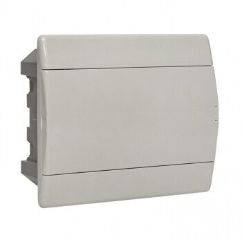 Щит распределительный встраиваемый ЩРВ-П-12 "SlimBox" белая дверца IP41 PROxima | sb-v-12w EKF