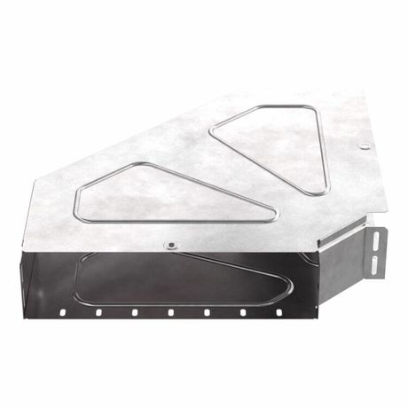 Угол горизонтальный 90 градусов с крышкой Стандарт 600х100 | PR16.0630 Промрукав Строитель