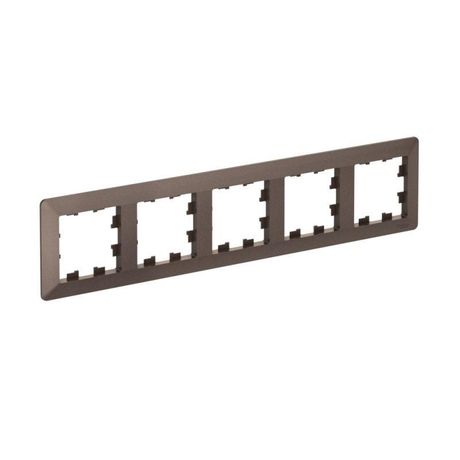 Рамка 5-м AtlasDesign Air мокко/дым. черн. SE ATN220605 APC