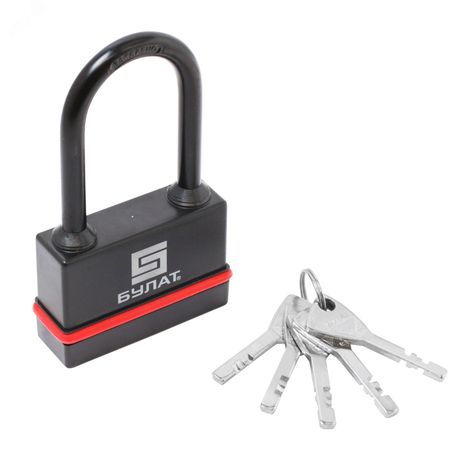 Замок навесной Булат ВС 3-Н75-01 ПЛ всепогодный 5кл. d=10мм - 13654 ПТК
