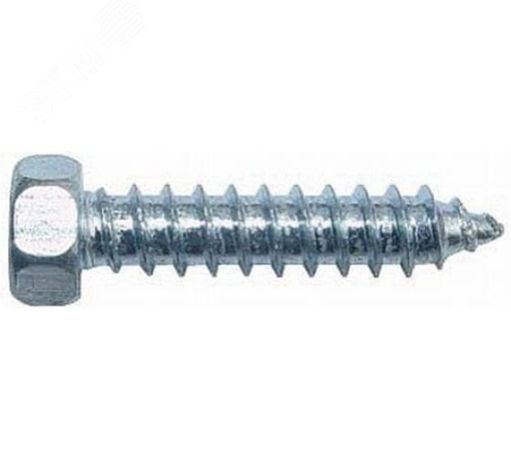 Шуруп DIN7976 4,2х50 шестигранная головка, остроконечный (250шт) - 2697 ПАРТНЕР