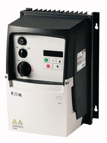 Преобразователь частоты DC1 3~/3~230В 10.5А 2.2кВт встр. фильтр ЭМС IP66 локальное упр. DC1-32011FB-A6SCE1 EATON 185841