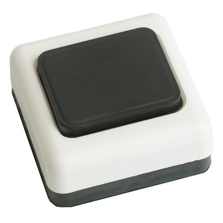 Выключатель-кнопка для проводного звонка (А1-0,4-001), черно-белый DB-104 | 51664 FERON