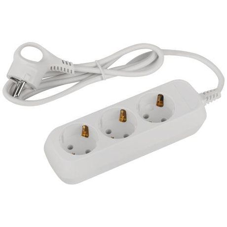 Удлинитель электрический ЭРА UDL-10-315-E Greenline 3 розетки с заземлением 1,5м ПВС 3x0.75мм2 | Б0064897