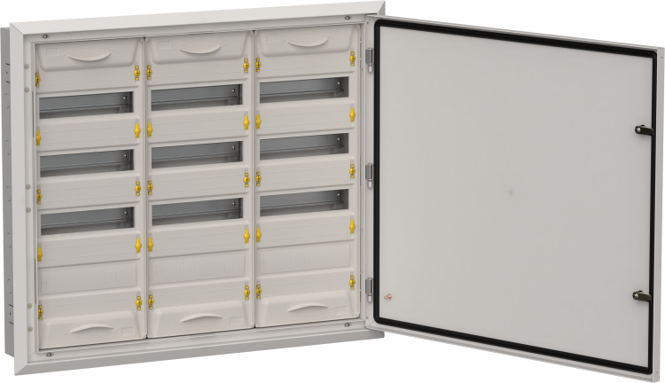 Корпус ЩРв-144 (3х48) TITAN 5 755х885х130 IP31 сер. метал. IEK TI5-50-V-3X048-31-7035