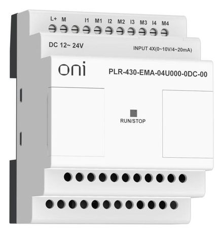 Модуль расширения входов выходов ПЛК 430 4 UI (0-20мА/0-10В) 24В DC ONI PLR-430-EMA-04U000-0DC-00 IEK