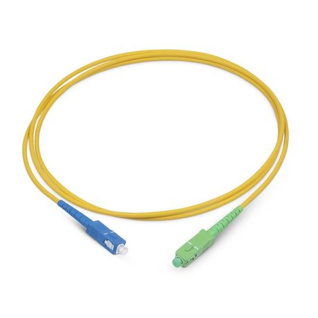 Шнур оптический FOP(s)-9-SC/APC-SC/UPC-1m simplex SC/APC-SC/UPC 9/125 sm 1м LSZH Cabeus 8151c