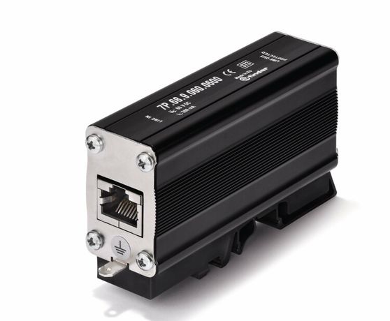 Устройство защиты от импульсных перенапряжений УЗИП для цифровых линий Ethernet Cat.6 6-60B тип 3 установка на рейку 35мм IP20 - 7P.68.9.060.0600 FINDER 7P6890600600