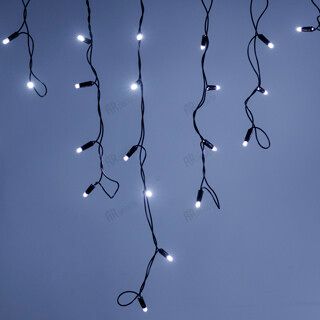 Светодиодная гирлянда ARD-EDGE-CLASSIC-2400x600-BLACK-88LED-MILK-STD White (230V, 6W) (Ardecoled, IP65) | 034104 Arlight