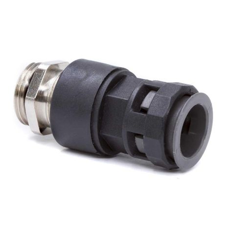 Муфта "труба-коробка" с герметичным уплотнением, металлической резьбой, IP68, DN 12 мм, М20х1,5, полиамид, цвет черный | MARO-12M20N DKC ДКС