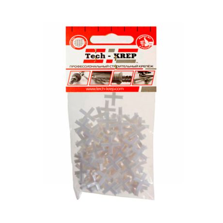 Крестик для плитки 3,0 мм (100 шт) - пакет | 103641 Tech-KREP