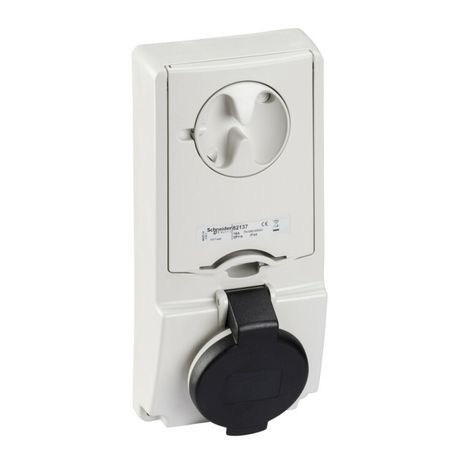 Розетка UNIKA 16А 3P-N-E 480-500В без защ. IP44 SchE 82138 Schneider Electric