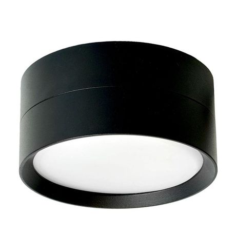 Светильник потолочный 12W, 230V, GX53, черный, HL357 | 48739 FERON