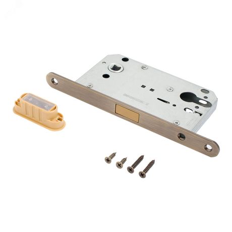 Замок врезной магнитный АЛЛЮР АРТ 5300-MC AB ст.бронза без ц/м - 14902 ПТК