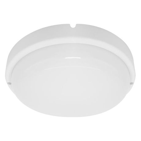 Светильник светодиодный ДБП-12w с датчиком освещенности 4000К 960Лм IP65 круглый белый - AL3015 51656 FERON