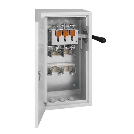 Ящик силовой на 1 направление без предохранителей ЯРВ-371-400А-IP32-М-УХЛ3 | 349643 КЭАЗ