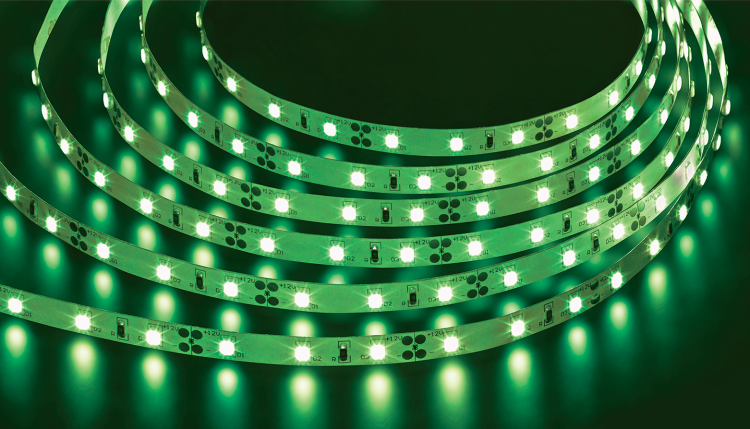 Лента светодиодная NLS-3528G60-4,8-IP20-12V-Pro R5 4,8Вт 12В зеленый IP20 5м | 71436 Navigator NLS-PRO 18406