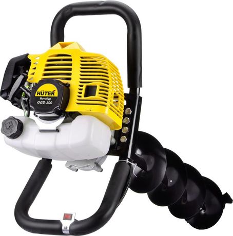 Мотобур GGD-300 бытовой 2-х такт. 2000Вт 2.7л.с. 52см3 3000об/мин - 70/13/22 Huter