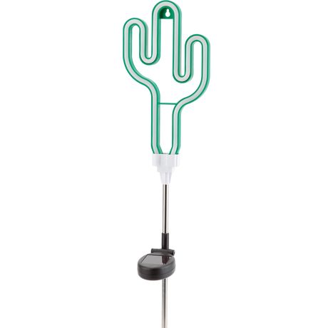 Светильник садовый неоновый Кактус на солнечной батарее ERASF012-31 - Б0044239 ЭРА
