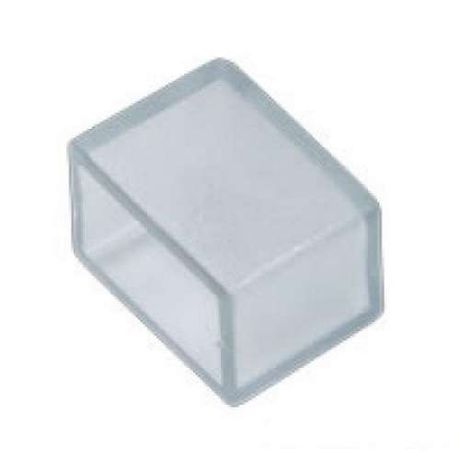 Изолирующий зажим UCW-K14-CLEAR 025 POLYBAG (заглушка) для светодиодной ленты 220В, 14-16х7мм, цвет прозрачный, 25 штук в пакете. - UL-00000871 Uniel