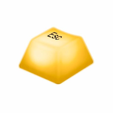 Светильник светодиодный декоративный Клавиша JS1-ESC (Yellow) | .5030756 JAZZWAY .4690601031198 1031198