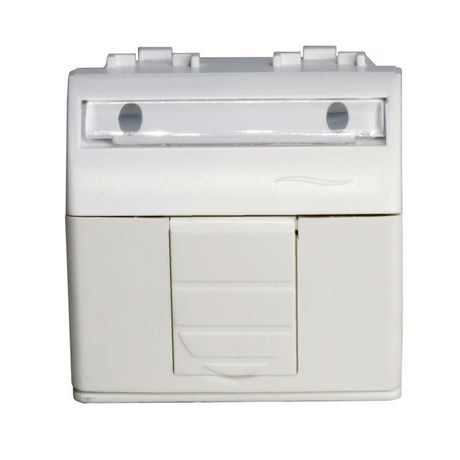 Адаптер для информ. разъемов Keystone. белый. 2 мод. | 76613B DKC ДКС