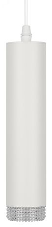 Светильник подвесной (подвес) PL18 WH/CL MR16 GU10 потолочный цилиндр белый, прозрачный | Б0058481 ЭРА